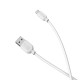 Кабель BOROFONE BX14 USB to Micro 2.4A, 3m, PVC, TPE connectors, White