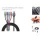 Кабель Baseus Fast 4-in-1 Cable For lightning(2)+Type-C+Micro 3.5A 1.2M Black