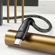 Кабель Usams US-SJ396 U41 Micro Braided Data and Charging Cable 2m Black