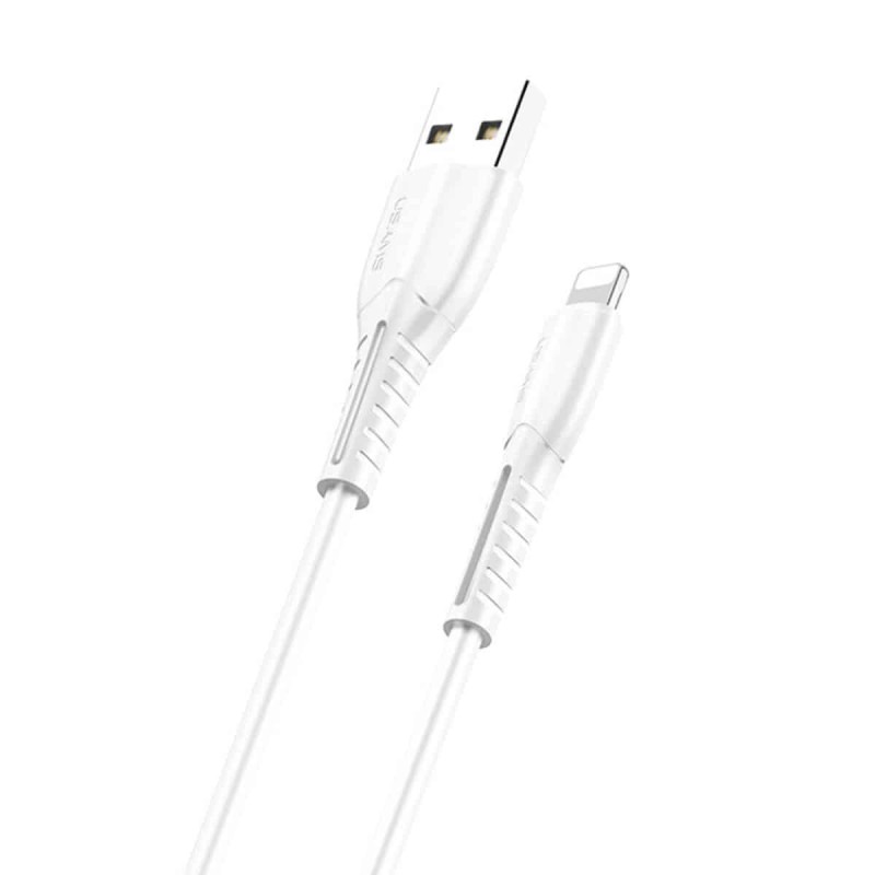 МЗП Usams Travel Charging Set Send-Tu Series (T20 Dual USB Round Charger+U35  lightning cable) White