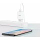 МЗП Usams T21 Charger kit T18 single USB EU charger +Uturn Lightning cable White