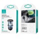 АЗП Usams US-CC127 C25 42.5W USB 22.5W+PD 20W Mini Fast Car Charger Transparent black