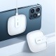 БЗП Usams US-CD153 Ultra-thin Magnetic Fast Wireless Charger With Cable White
