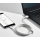 Кабель Baseus Simple Wisdom Data Cable Kit USB to Micro 2.1A (2PCS/Set) 1.5m White