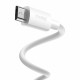 Кабель Baseus Simple Wisdom Data Cable Kit USB to Micro 2.1A (2PCS/Set) 1.5m White