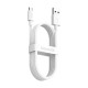 Кабель Baseus Simple Wisdom Data Cable Kit USB to Micro 2.1A (2PCS/Set) 1.5m White