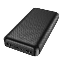 Зовнішній акумулятор BOROFONE BJ3A Minimalist power bank(20000mAh) Black