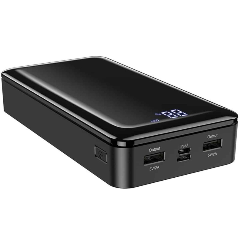 Зовнішній акумулятор BOROFONE BJ8 Extreme power bank(30000mAh) Black