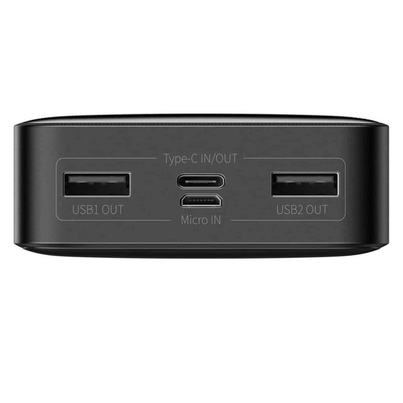 Зовнішній акумулятор Baseus Bipow Digital Display Power bank 20000mAh 15W Black
