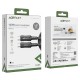 Кабель ACEFAST C4-03 Type-C to Type-C 5A, 100W, 2m, nylon, zinc connectors, Black