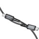 Кабель ACEFAST C1-03 Type-C to Type-C 3A, 1.2m, nylon, aluminum connectors, Black