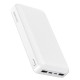 Зовнішній акумулятор BOROFONE BJ3A Minimalist power bank(20000mAh) White