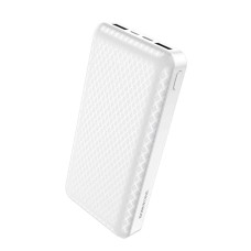 Зовнішній акумулятор BOROFONE BJ3A Minimalist power bank(20000mAh) White