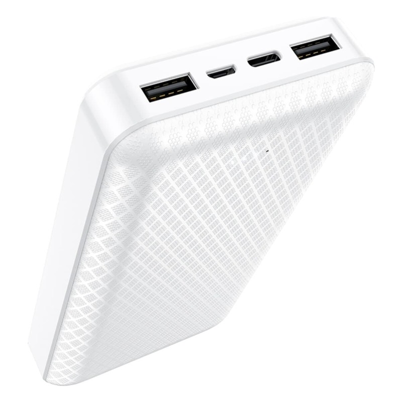 Зовнішній акумулятор BOROFONE BJ3A Minimalist power bank(20000mAh) White