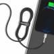 Кабель Baseus Cafule Series Metal Data Cable Type-C to iP PD 20W 1m Black