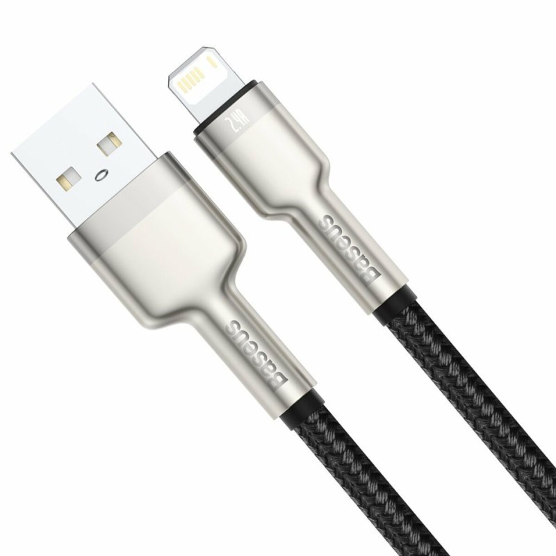 Кабель Baseus Cafule Series Metal Data Cable Type-C to iP PD 20W 1m Black