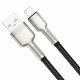 Кабель Baseus Cafule Series Metal Data Cable Type-C to iP PD 20W 1m Black