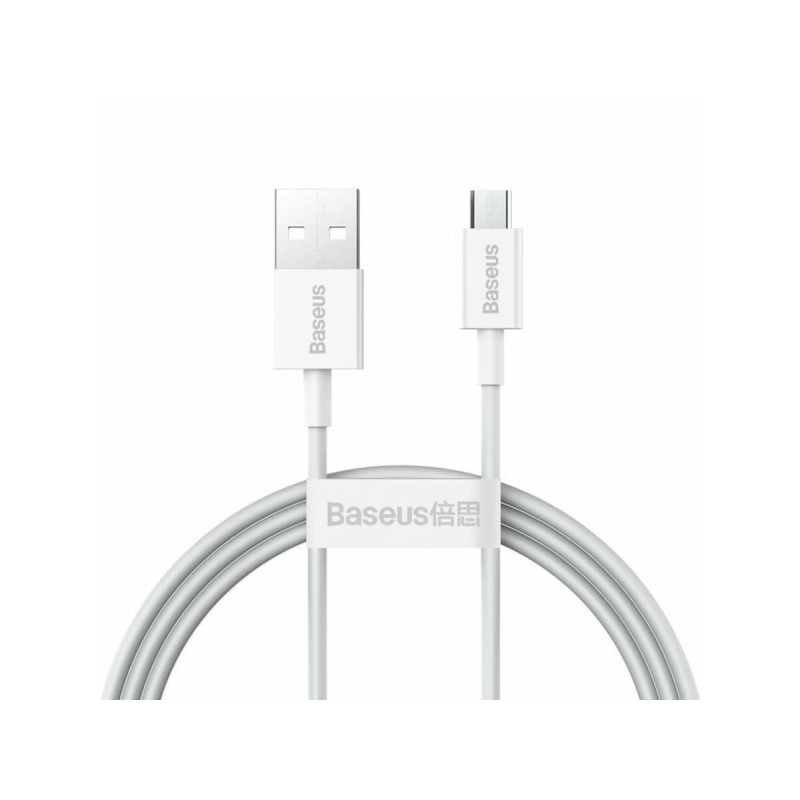 Кабель Baseus Superior Series Fast Charging Data Cable USB to Micro 2A 2m White