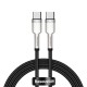 Кабель Baseus Cafule Series Metal Data Cable Type-C to Type-C 100W 1m Black
