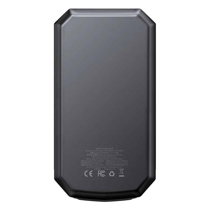Автомобільний пуско-зарядний пристрій Baseus Super Energy Max Car Jump Starter (20 000mAh) Black