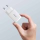Мережевий зарядний пристрій Baseus Compact Quick Charger U+C 20W EU White