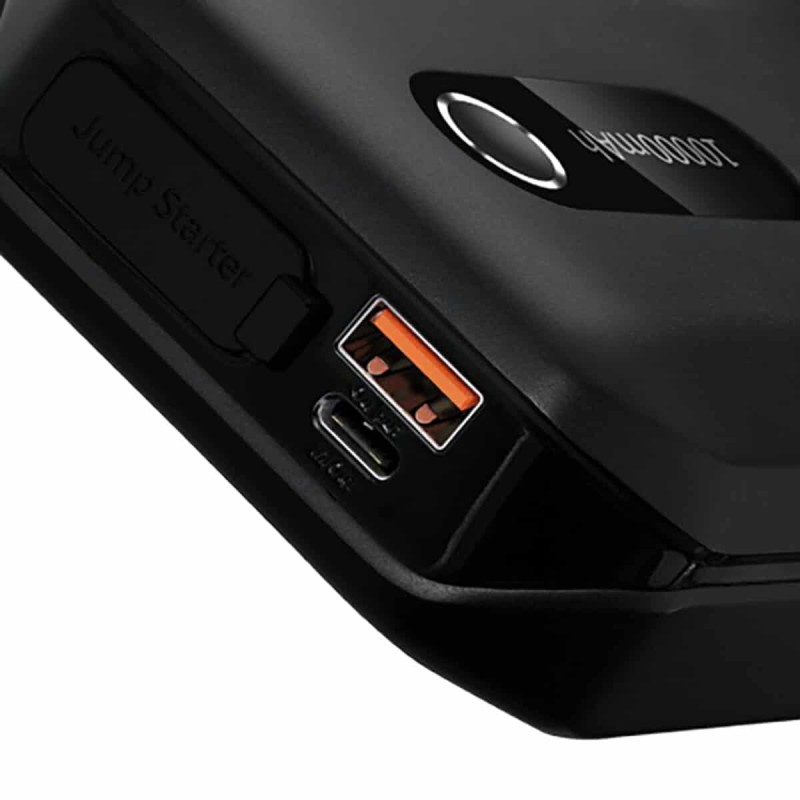 Автомобільний пуско-зарядний пристрій Baseus Super Energy Air Car Jump Starter (10000mAh) Black