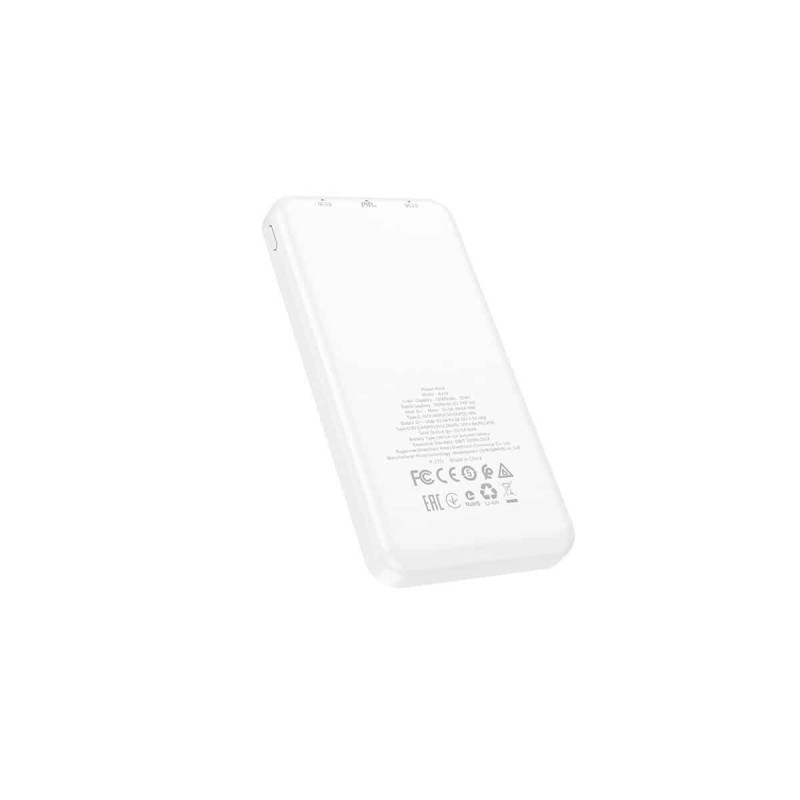 Зовнішній акумулятор BOROFONE BJ19 Incredible PD20W+QC3.0 power bank 10000mAh White
