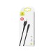 Кабель Usams US-SJ364 U35 lightning Charging Cable 1M Black