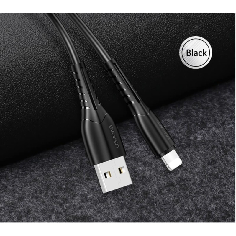 Кабель Usams US-SJ364 U35 lightning Charging Cable 1M Black