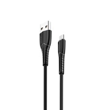 Кабель Usams US-SJ364 U35 lightning Charging Cable 1M Black