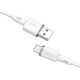 Кабель ACEFAST C2-04 USB to Type-C 3A, 1.2m, silicone, zinc connectors, White