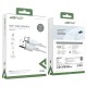 Кабель ACEFAST C2-04 USB to Type-C 3A, 1.2m, silicone, zinc connectors, White