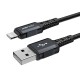 Кабель ACEFAST C4-02 USB to iP 2.4A, 1.8m, nylon, zinc connectors, Black