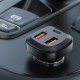 Автомобільний зарядний пристрій ACEFAST B9 66W(2USB-A+USB-C) three port metal car charger