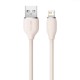 Кабель Baseus Jelly Liquid Silica Gel Fast Charging Data Cable USB to iP 2.4A 1.2m Pink
