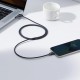 Кабель Baseus Crystal Shine Series Fast Charging Data Cable USB to iP 2.4A 1.2m Black