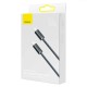 Кабель Baseus Dynamic Series Fast Charging Data Cable Type-C to Type-C 100W 1m Slate Gray