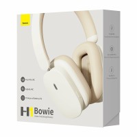 Навушники Baseus Bowie H1 Noise-Cancelling Wireless Headphones Rice White