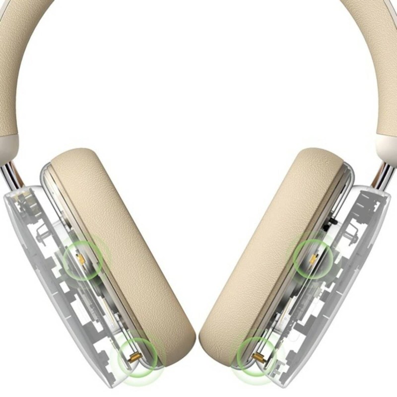 Навушники Baseus Bowie H1 Noise-Cancelling Wireless Headphones Rice White