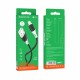 Кабель BOROFONE BX79 Type-C to iP 3A, 20W, 1m,, silicone, silicone connectors, Black