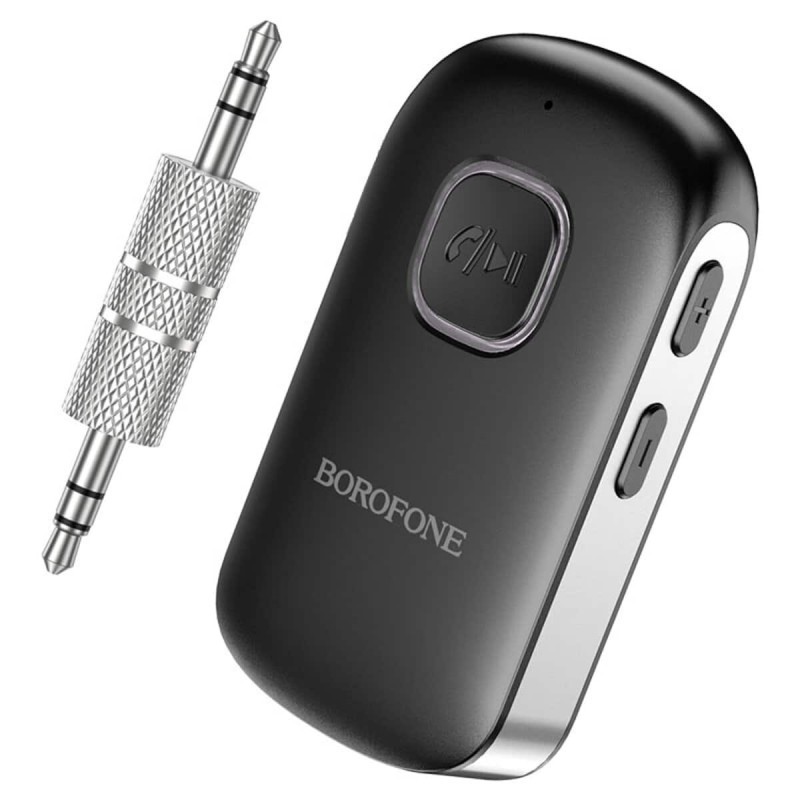 Bluetooth-ресивер BOROFONE BC42 Car AUX BT receiver Black