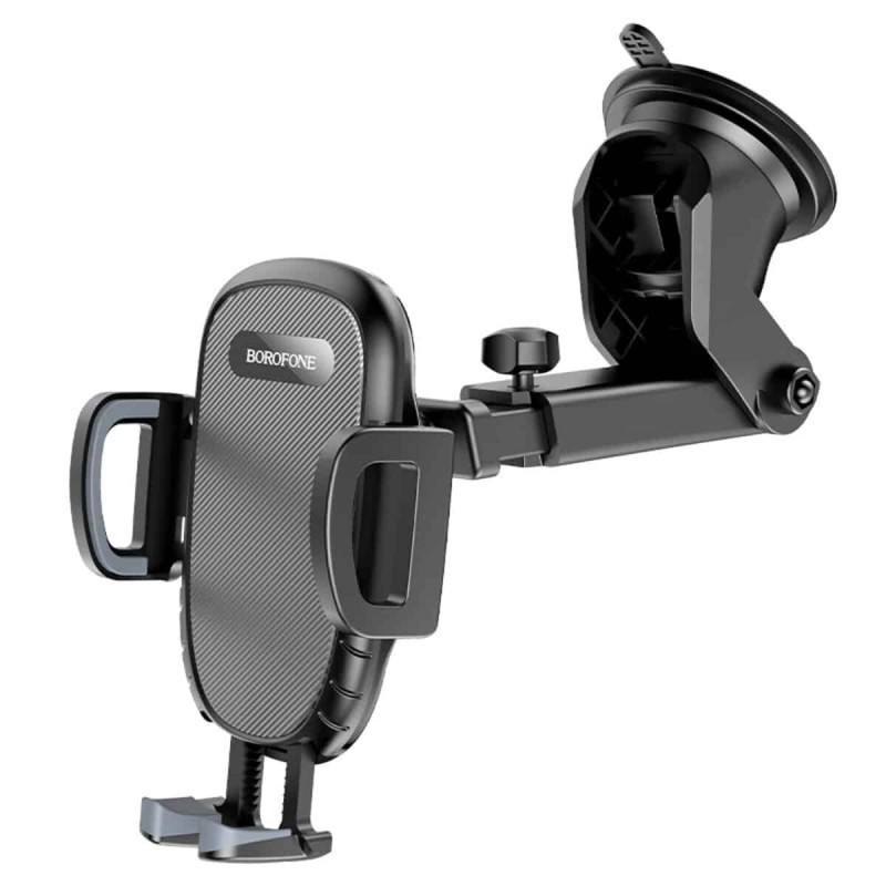Тримач для мобільного BOROFONE BH53 Windy center console car holder Black Grey