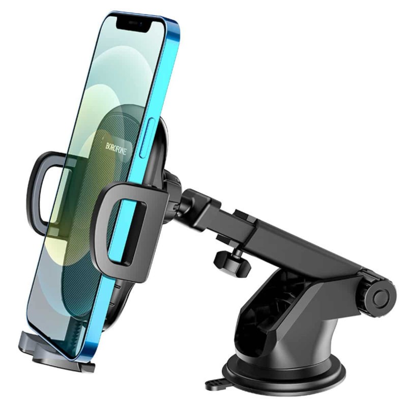 Тримач для мобільного BOROFONE BH53 Windy center console car holder Black Grey