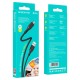Кабель BOROFONE BX66 USB to Micro 2.4A,1m, silicone, silicone connectors, Black