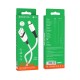 Кабель BOROFONE BX79 Type-C to iP 3A, 20W, 1m,,  silicone, silicone connectors, White