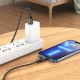 Кабель BOROFONE BU32 Type-C to iP 3A, 20W, 1.2m, nylon, aluminum connectors, digital display, Black