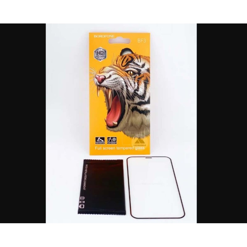 Захисне скло BOROFONE BF3  Full screen screen printing tem list IP 12 Pro max