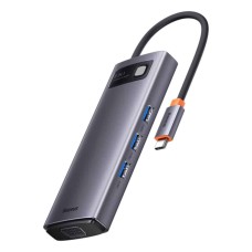 USB-Hub Baseus Metal Gleam Series 6-in-1 Multifuncional