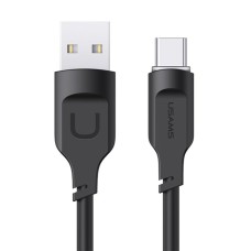 Кабель Usams US-SJ568 Type-C 6A Fast Charging & Data Cable Lithe Series 1.2m Black