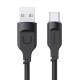 Кабель Usams US-SJ568 Type-C 6A Fast Charging & Data Cable Lithe Series 1.2m Black